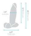 Slipskin Girthy Dildo