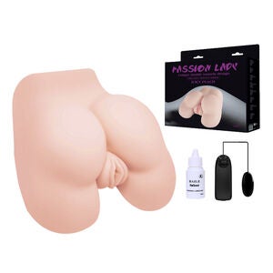 Vagina- ja anusmasturbaattori vibralla