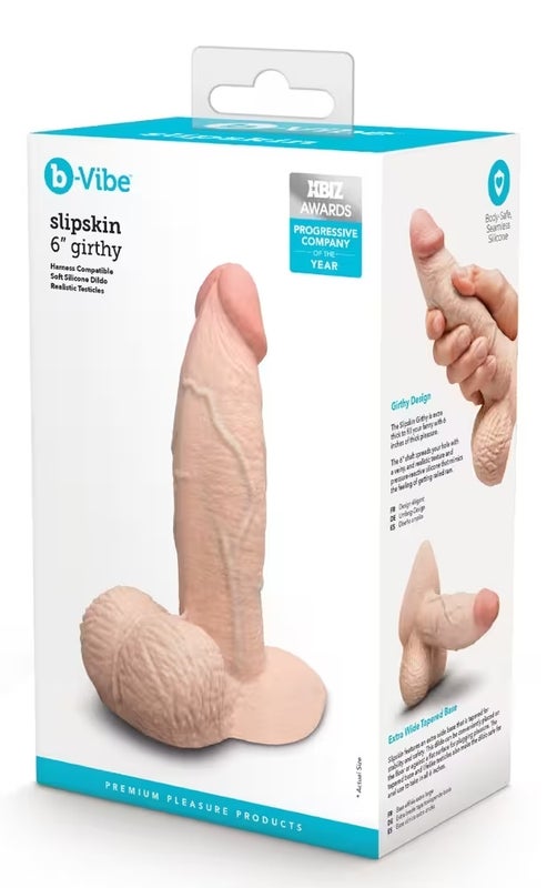 Slipskin Girthy Dildo