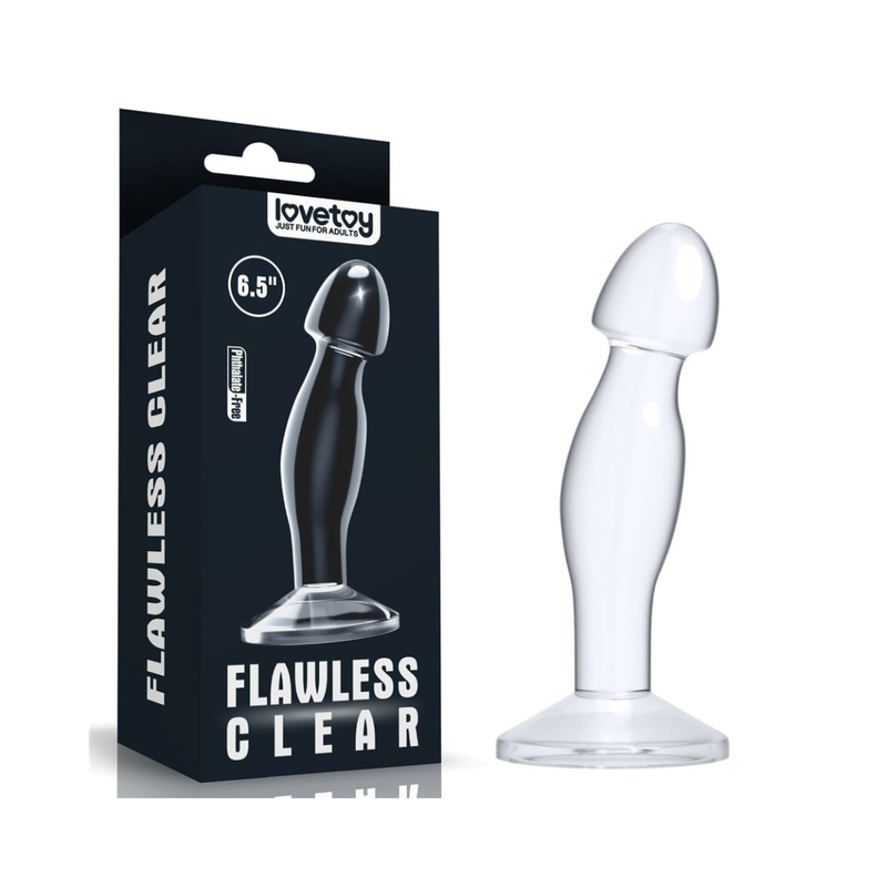 Flawless Clear Prostate Plug 6.5"