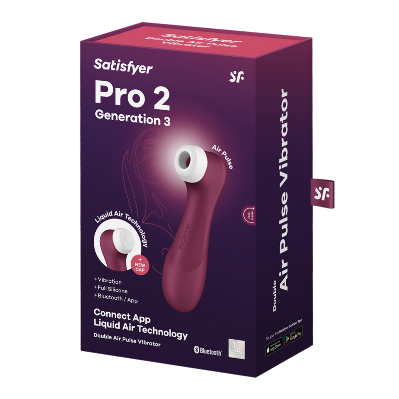 Satisfyer - Pro&nbsp;2&nbsp;Gen&nbsp;3&nbsp;Punainen
