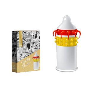 EGZO: Lucky Dude - stimuloiva kondomi (1 kpl)